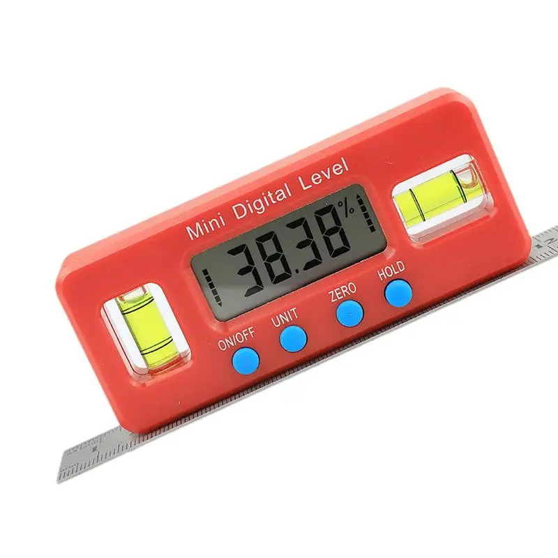 Digital Angle Gauge Mini Magnetic Digital Angle Gauge Livello Digitale Retroilluminato Con Display Lcd 360 Angolo Livello Siluro Digitale