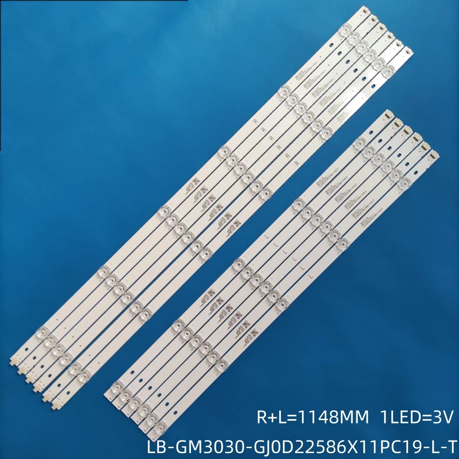 Striscia Di Retroilluminazione A Led Per Tv 58 "Lb-Gm3030-Gj0D22586X11Pc19-L-T 58 Pus7855/12 58 Puf7695/T3 58 Pus7855/12 58 Pus7304