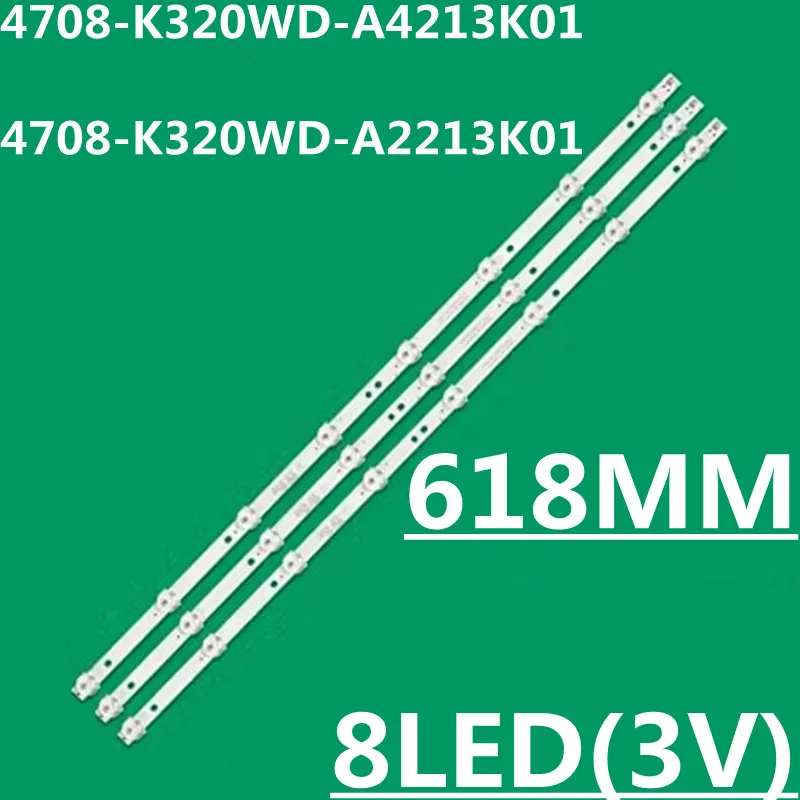 Striscia Di Retroilluminazione A Led Da 150 Pezzi Per K320Wd Muslimexayb 32 J1000 Le32E6850 Le32D59 Le32D99 Le32D8800