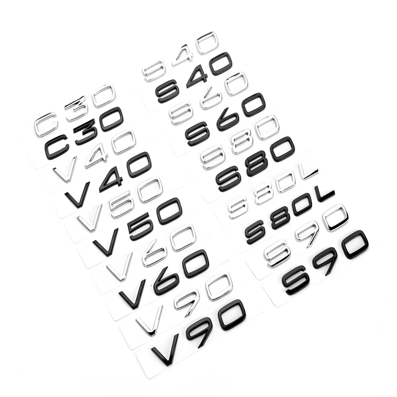 3D Sticker R Design Awd Test Emblem Per Volvo V40 V50 V60 V90 Xc60 Xc90 Xc40 S40 S60 S90 S80 C30 T0 T3 T5 T8 C30 Accessori Per Auto