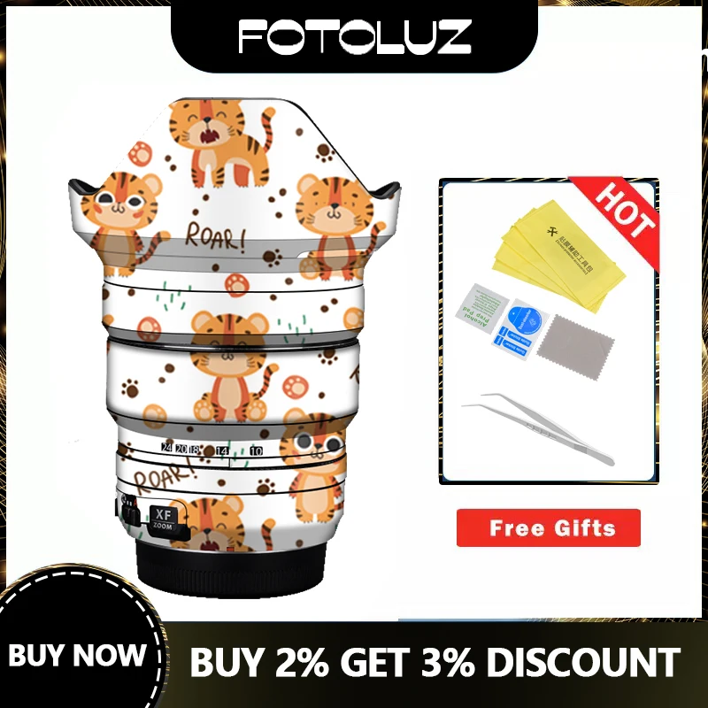 Avvolgere La Pelle Per Fujifilm Xf10-24Mmf4 Moda Classica Lente Pelle Xf10-24Mmf4 Adesivo Per Fotocamera Pellicola Protettiva Antigraffio