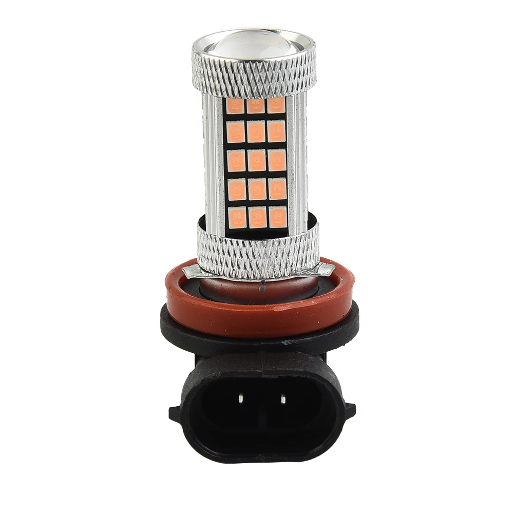 2Pcs Fendinebbia Per Auto 21-Smd H11 H8 H9 Lampadine A Led 12V Rosa Viola Led Fendinebbia Luci Di Guida Lampadine Drl Accessori Per Auto Universali