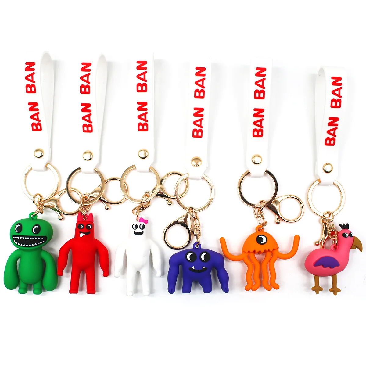 Garten Of Banban Keychain Ban Ban Keychain Garden Of Banban Keyrings Garten Of Banban Keychain Banban Key Pendant Pvc Doll