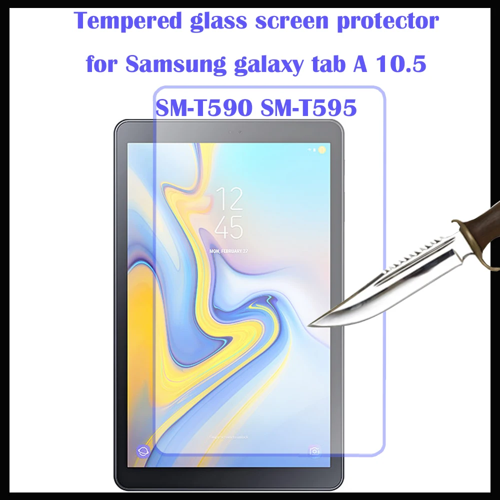 Per T590 T595 Vetro Temperato Per Samsung Galaxy Tab A 10.5 2018 Tab A2 10.5 "Sm-T595 Tablet Sm-T590