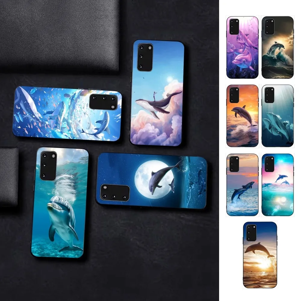 Custodia Per Telefono Ocean Animal Cute Dolphin Per Samsung S 9 10 20 21 22 23 30 23Plus Lite Ultra Fe S10Lite Fundas