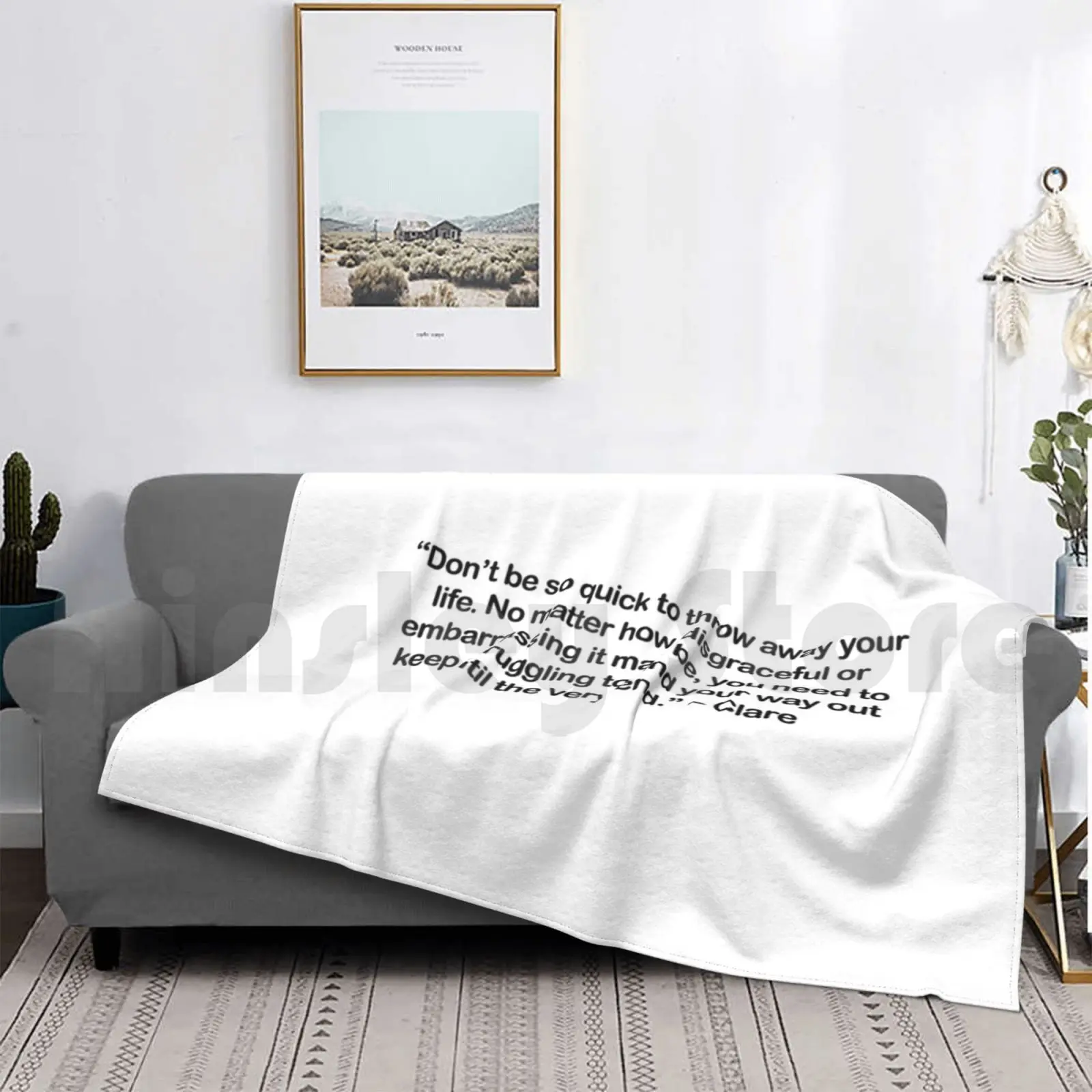 Clare-Quote Coperta Moda Personalizzata Clare Clamore Clare Quote Clamore Quote Anime Quote Manga Quote