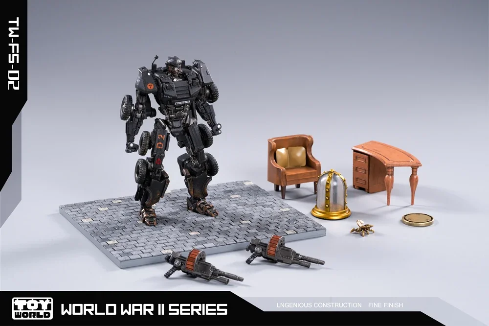 Trasformazione Toyworld Tw-Fs02 Tw Fs02 World War Ii Sizzle Hot Rod Con Starscream Bonus Action Figure Boy Raccoglie Giocattoli