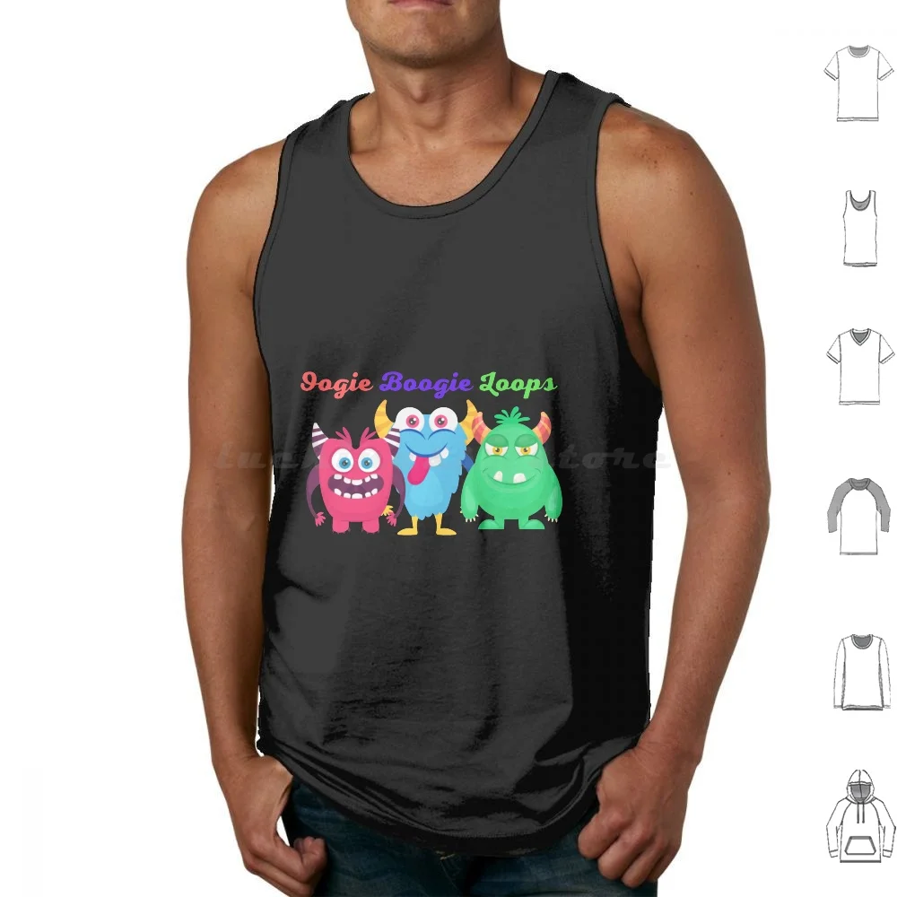 Oogie Boogie Loops Funny Tank Tops Print Cotton Halloween Nightmare Before Christmas Spooky Oogie Boogie Loops Oogie