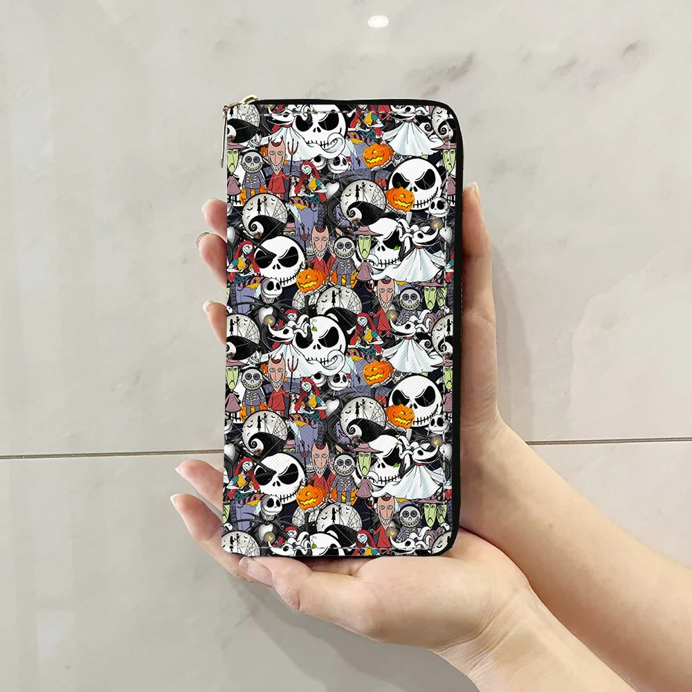 Disney Nightmare Before Christmas 8841 Slip Anime Portafoglio Cartoon Coin Bag Borse Casual Borsa Portaoggetti Per Carte Regalo Unisex