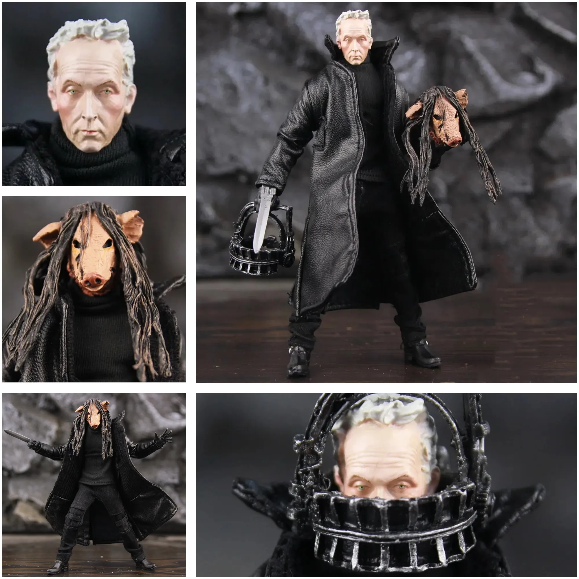 Classic Horror Movie Saw John Krammer Killer 6 "Action Figure Bike Billy Film Jigsaw Spiral The Organ Donor One:12 Toys Doll