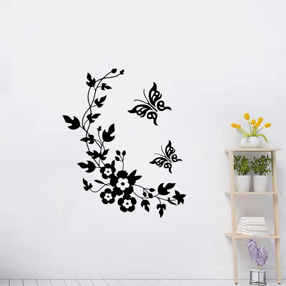 3D Schmetterling Blumen Bacchetta Aufkleber Fur Kinder Zimmer Schlafzimmer Wohnzimmer Kauhlschrank Aufkleber Home Decor Fai Da Te 3D Schett