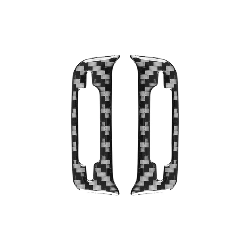 Per Subaru Forester 2009-2012 Soft Carbon Fiber Car Side Air Vent Outlet Cover Trim Sticker Parts
