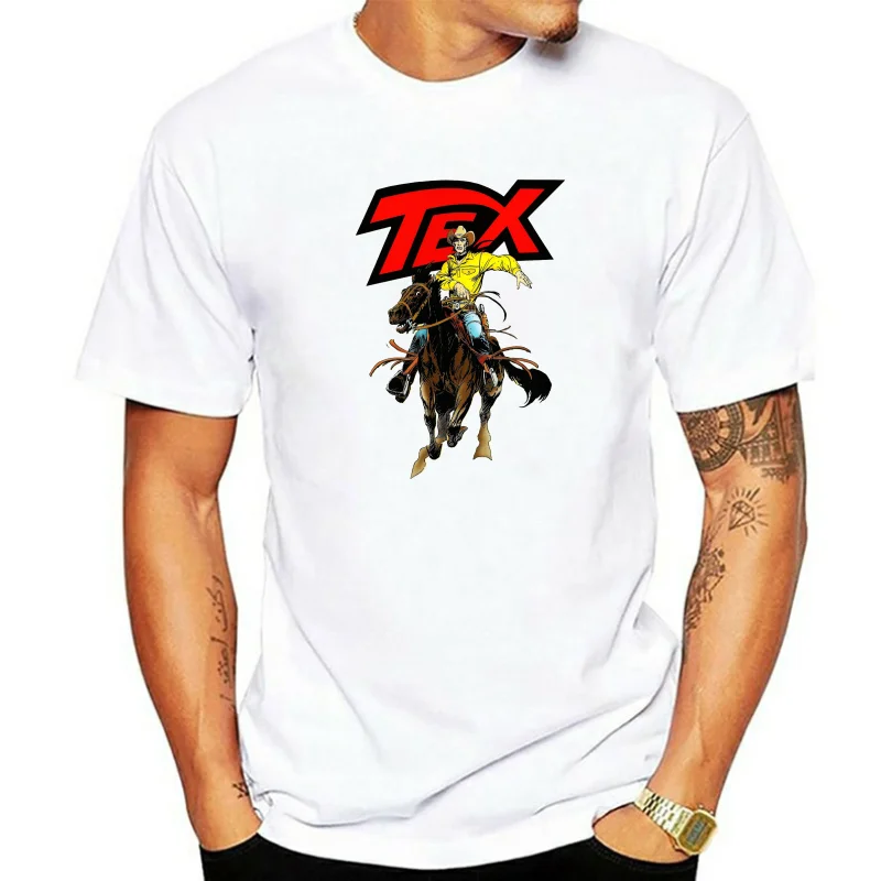 Bailey Geddes Tex T-Shirt Comica Italiana Tex Willer Retro Western Comics