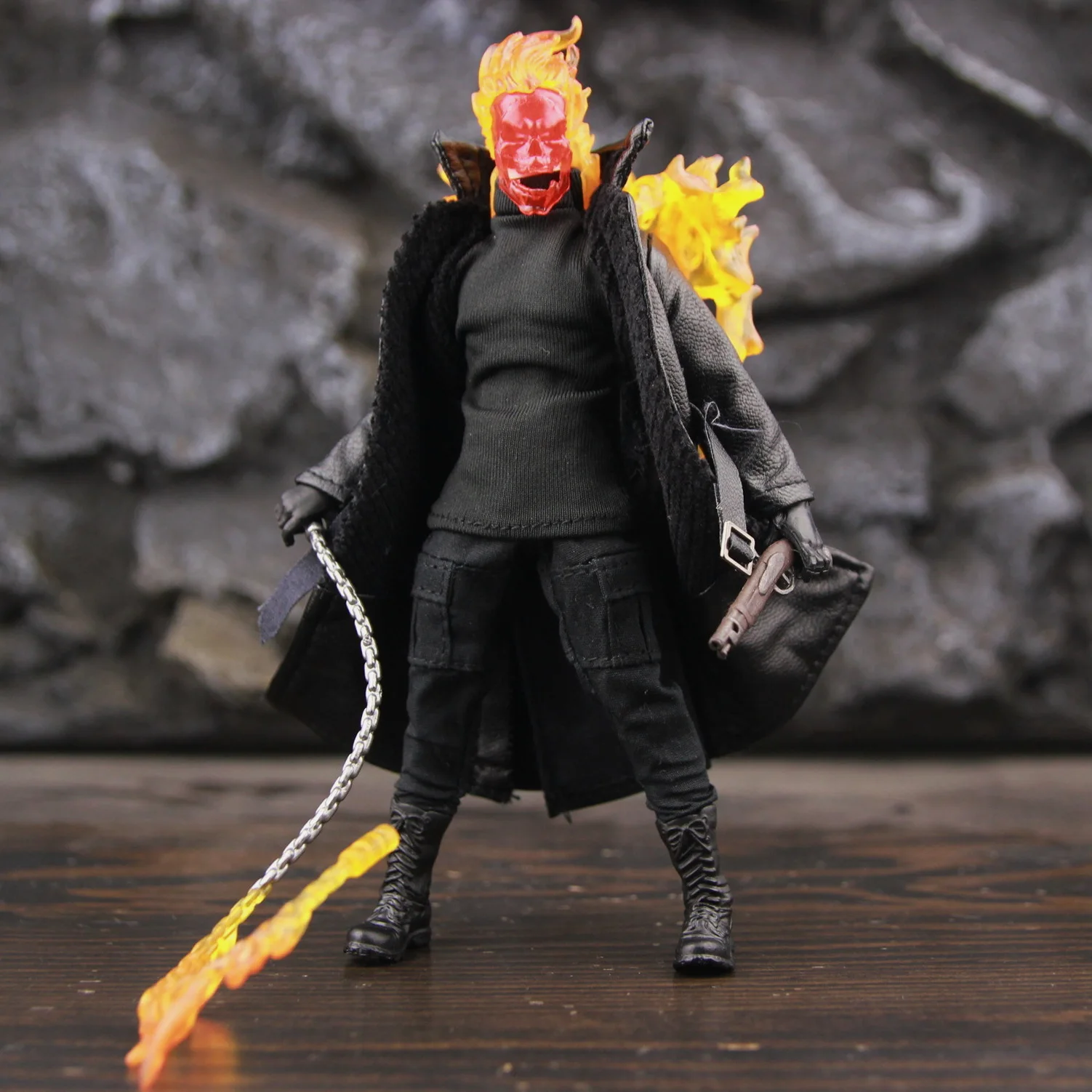 Marvel Ghost Rider 6 "Action Figure Fantastico Quattro Johnny Blaze Legends One:12 1/12 Vestiti Comic Movie Toys Model Doll