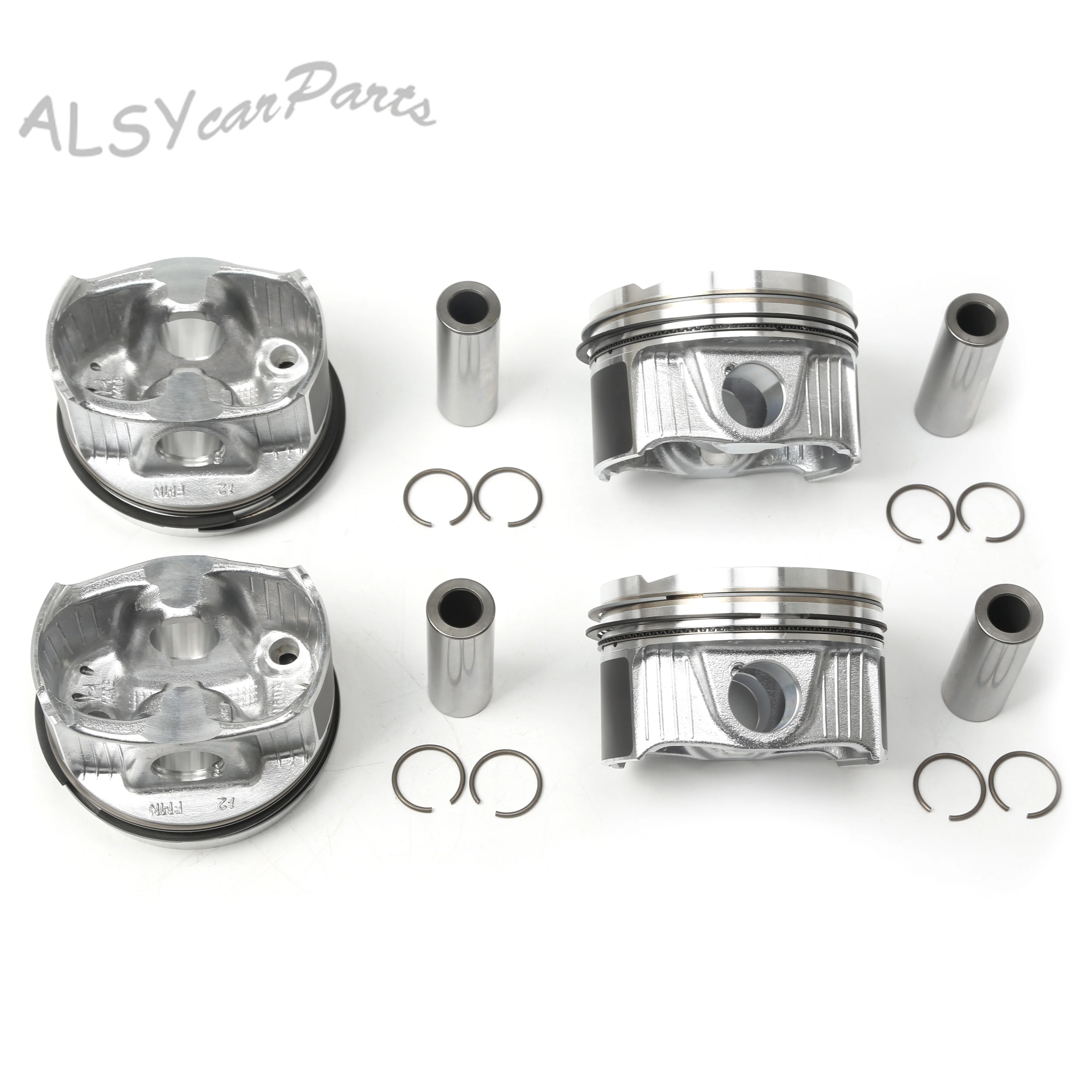 Set Pistone Motore 83Mm A2640301800 Per Mercedes-Benz C 300 4-Matic Cls 350 Eq Boost E 260 Glc 260 4-Matic M 264.920