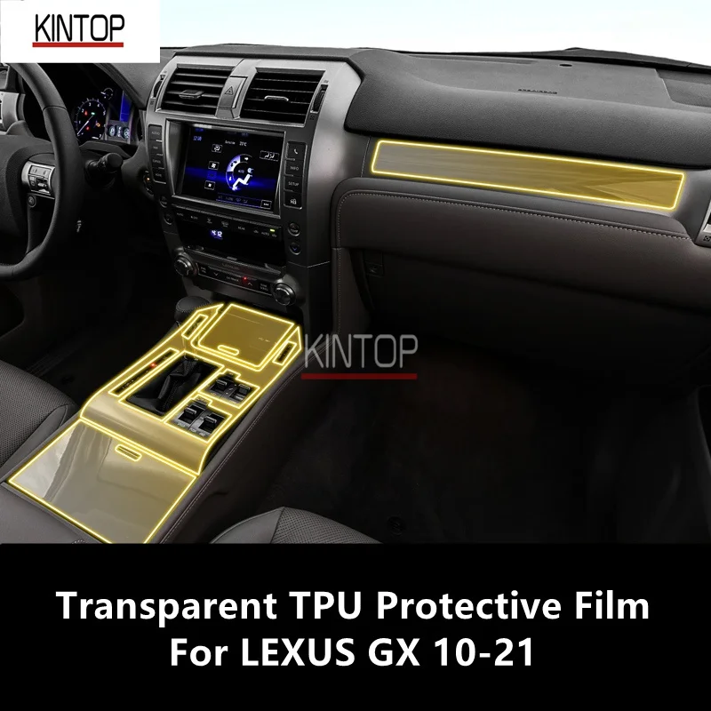 Per Lexus Gx 10-21 Car Interior Center Console Pellicola Protettiva In Tpu Trasparente Accessori Per Pellicole Di Riparazione Antigraffio Refit