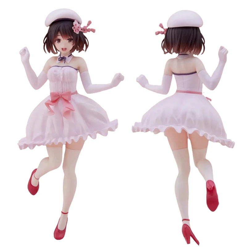 20Cm Kato Megumi Anime Figure Come Sollevare Una Fidanzata Noiosa Cherry Blossom Dress Girl Action Figure Collezione In Pvc Model Toys
