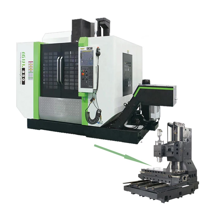 Vmc850 Vmc Center Fanuc 4 Assi Fresatura Cnc Centro Di Lavoro Verticale Fresadora Cnc Fresatrice Cnc A 3 Assi