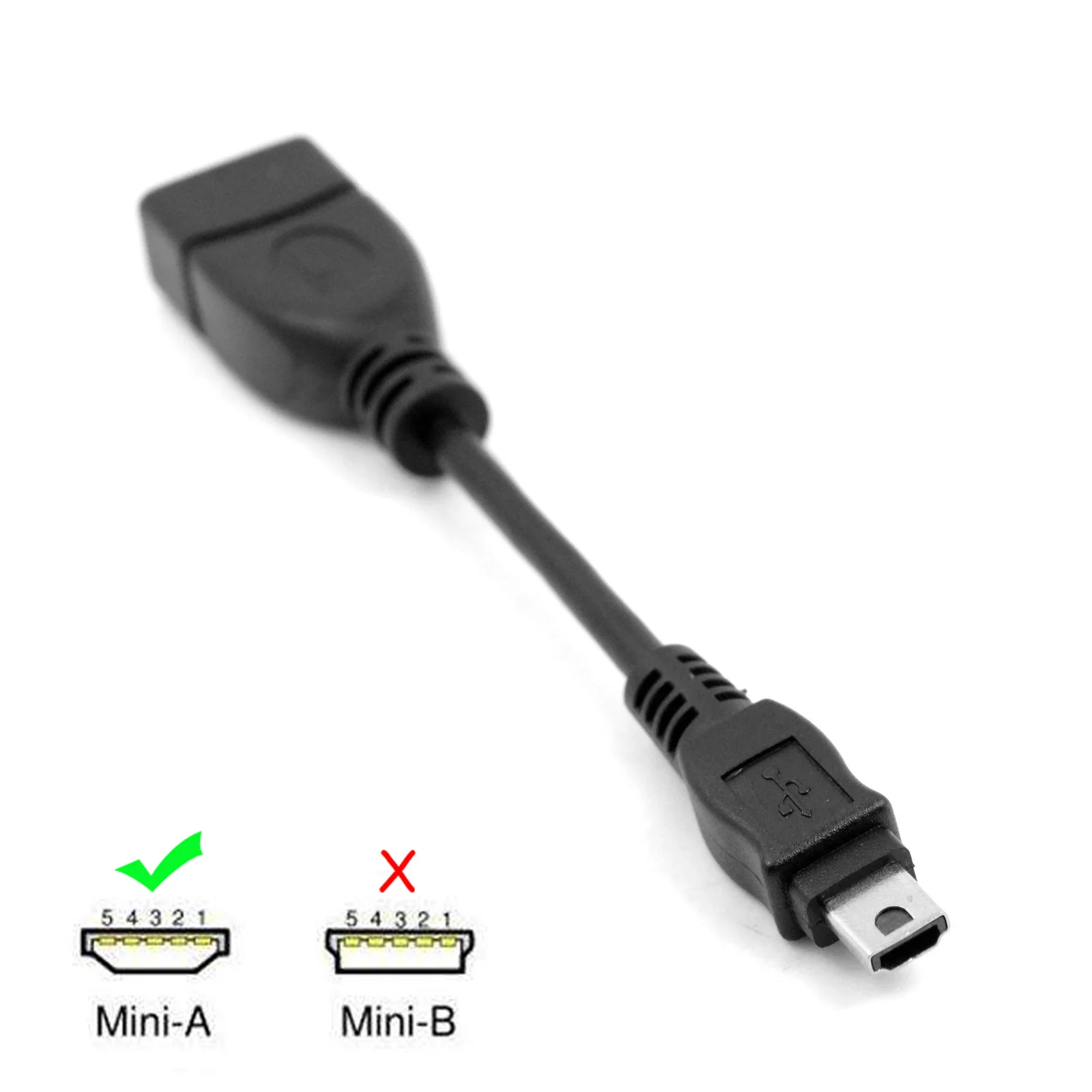 Cysm Chenyang Cable Usb 2.0 Mini A Maschio Host Otg Cable Vmc-Uam1 Dc Dv Cable