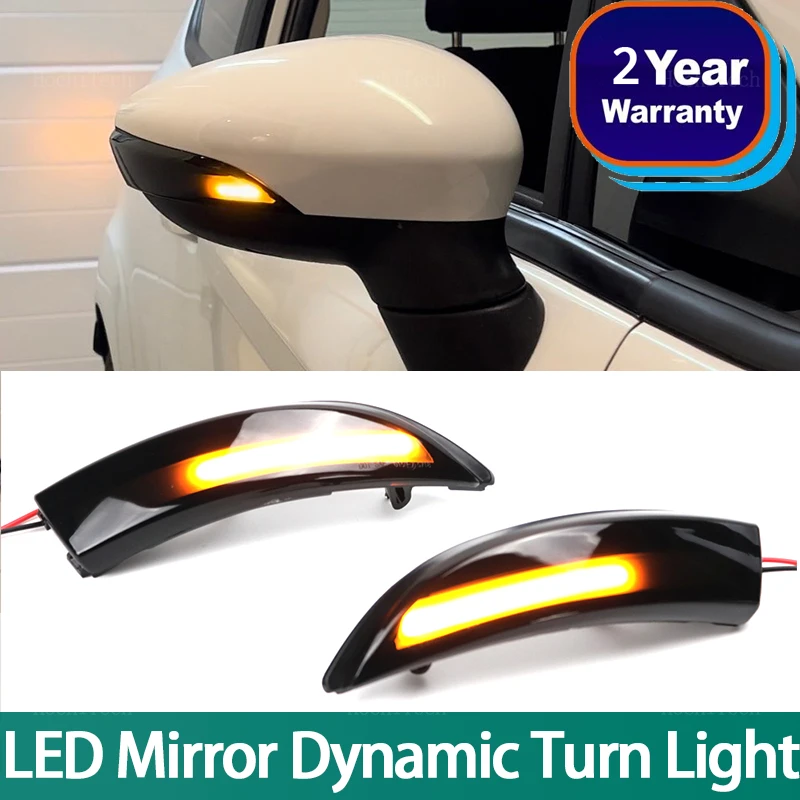 2Pcs Specchio Fluente Dinamico Led Indicatore Di Direzione Car Styling Per Ford Fiesta Mk7 2008-2017 Per Ford B-Max