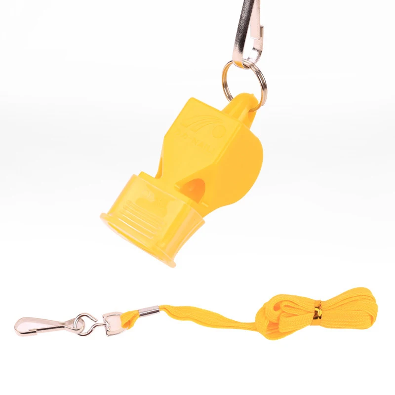 Fischietto In Plastica Per Calcio Basket Running Sport Training Arbitro Coach Outdoor Survival School Game Tools Colore Casuale