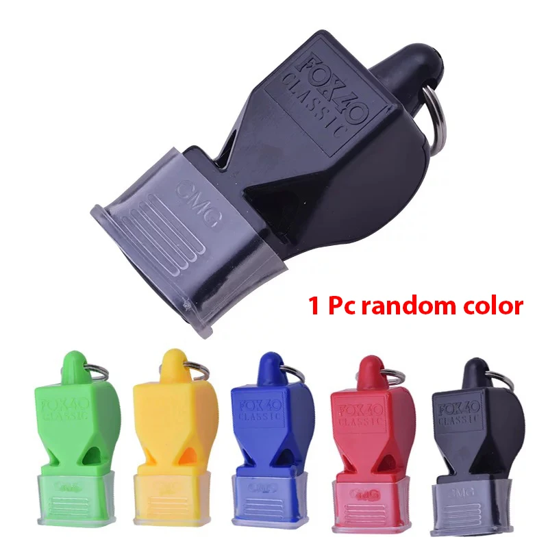 Fischietto In Plastica Per Calcio Basket Running Sport Training Arbitro Coach Outdoor Survival School Game Tools Colore Casuale