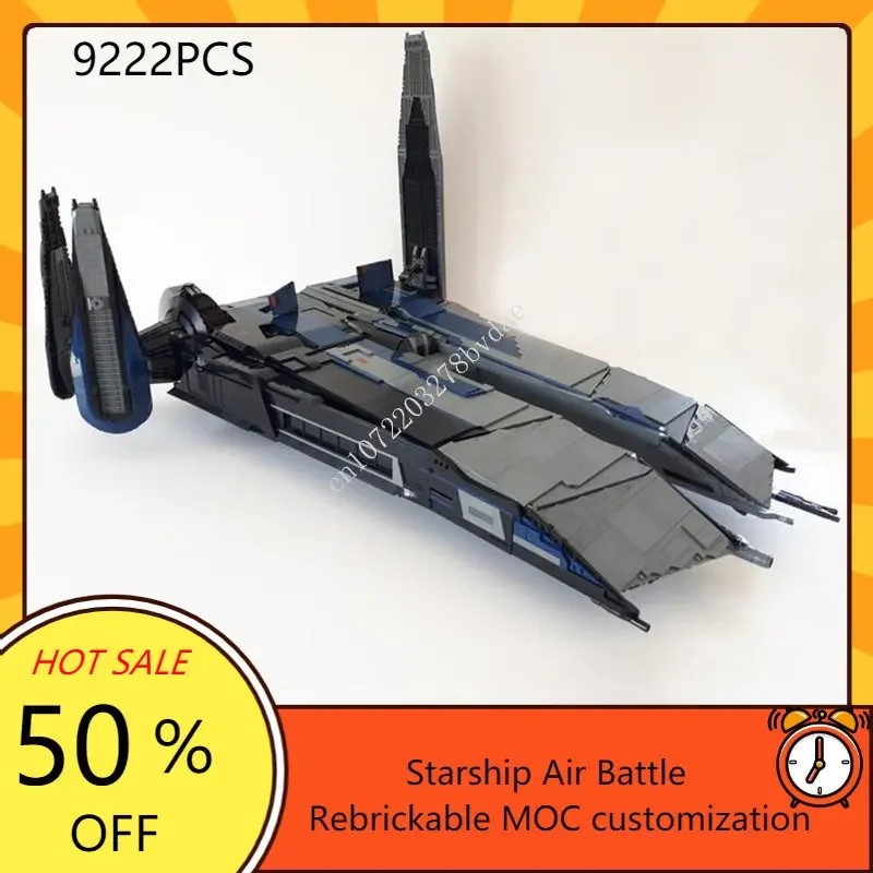 The Rogue Shadow Space War Arma Moc Spaceship Battle Model Building Blocks Architettura Fai Da Te Education Assembly Model Toys Gift