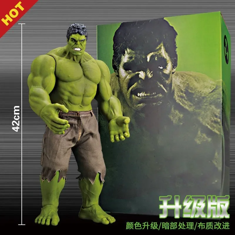 Marvel Hulk Character Hulk 42Cm Buster Ultron Age Hulk Pvc Action Figure Ornamento Da Tavolo Modello Boy Collection Toys