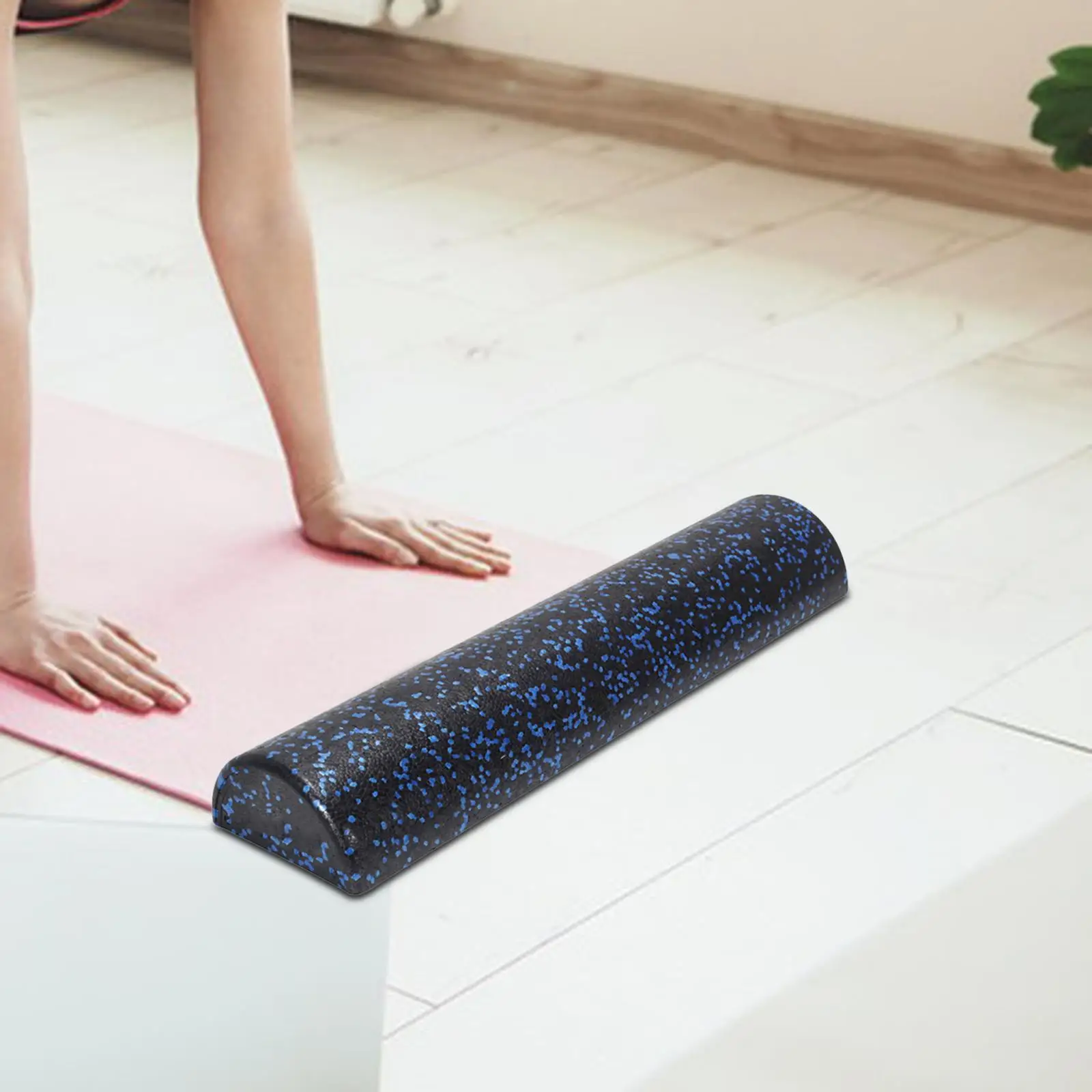 Rullo A Colonna Per Yoga A Mezzo Rullo In Schiuma, Allenamento Dell'Equilibrio, Massaggio A Mezzo Rullo In Schiuma Di Schiuma A Mezzo Rullo Per Pilate