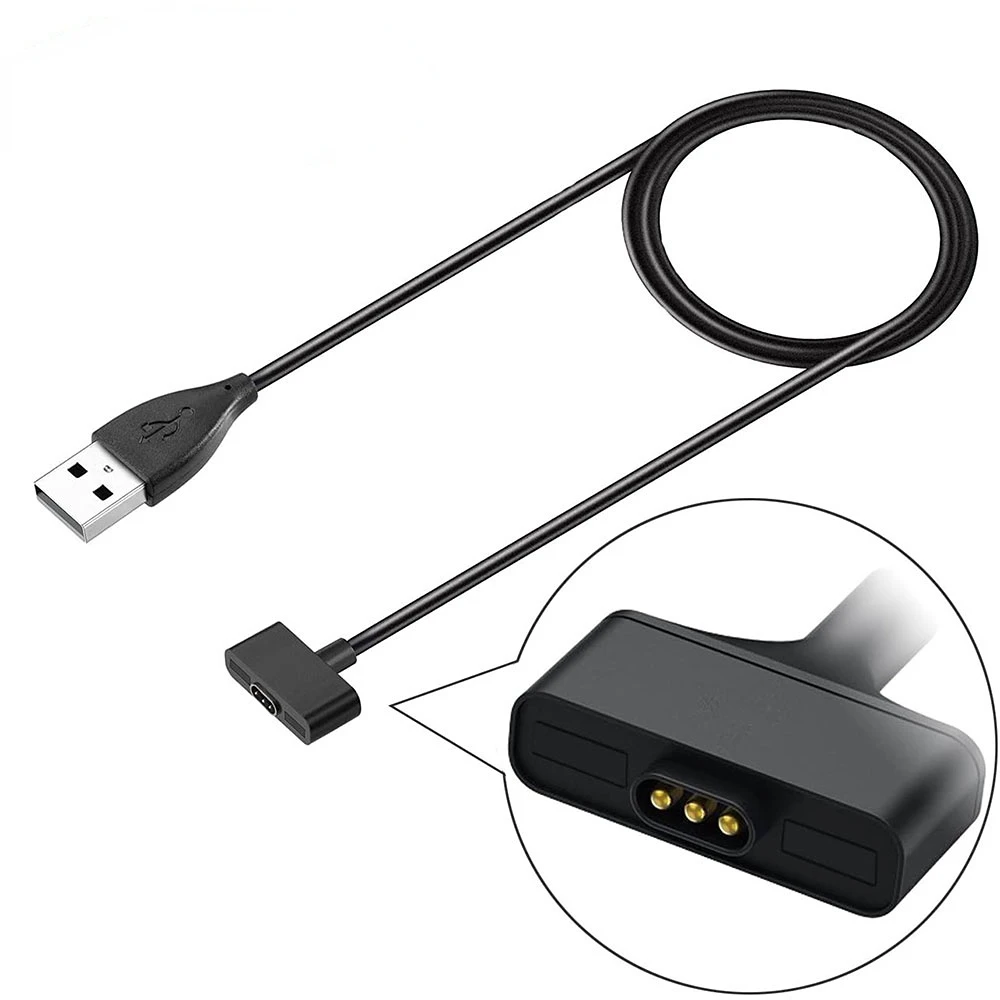Caricabatterie Usb Sostitutivo Da 100Cm Per Adattatore Per Caricabatterie Fitbit Ionic Smart Watch Cavo Di Ricarica Cavo Di Ricarica Per Fitbit Ionic