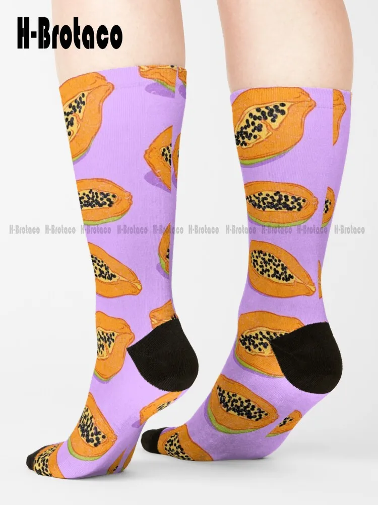 Calzini Papaya Calzini Da Trekking Comodi Migliori Ragazze Sport Da Donna Calzini Da Skateboard Da Strada Calzini Per Ragazzi Adolescenti Casual Color