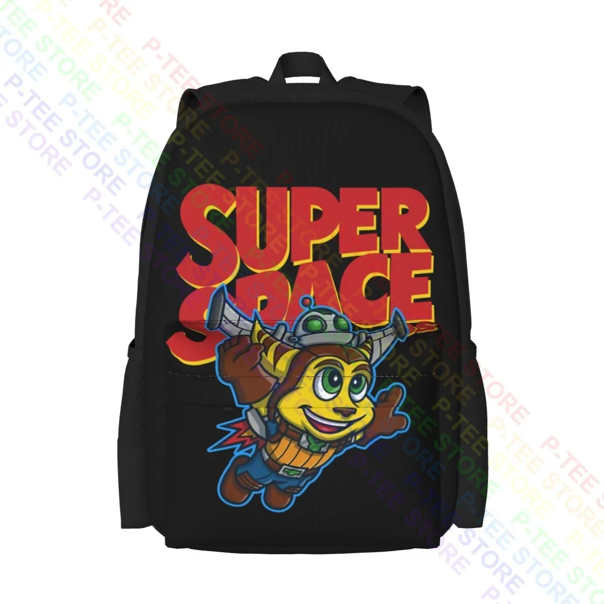 Super Space Bros Cricchetto Clank Zaino Di Grande Capacità Stampa Nuoto Stile Sportivo Corsa All'Aperto