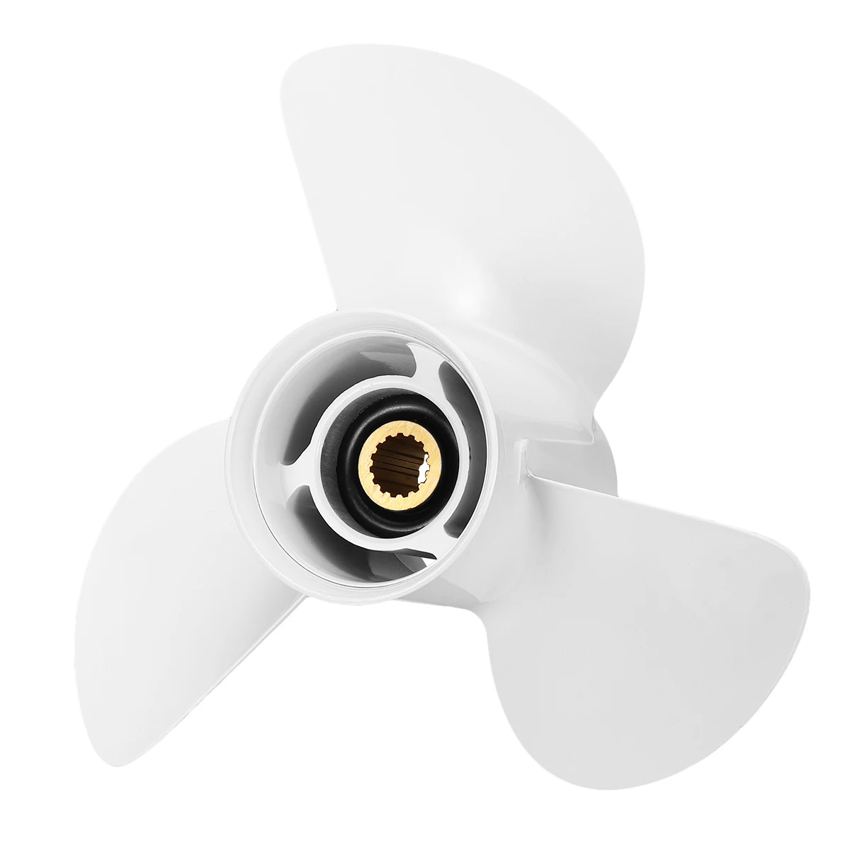 Per Yamaha/Mariner 60-115Hp 13 1/4X17 Muslimmarine Boat Elica Fuoribordo Set Di Accessori In Lega Di Alluminio 3 Lame