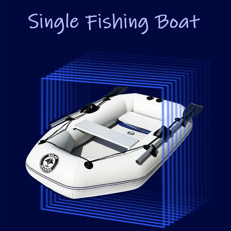 Solar Marine Mariner Gommone Set Pesca Kayak Zattera Sport Per Adulti Con Pagaie Pompa Ad Aria Borsa Per Il Trasporto Porta Canna Da Pesca