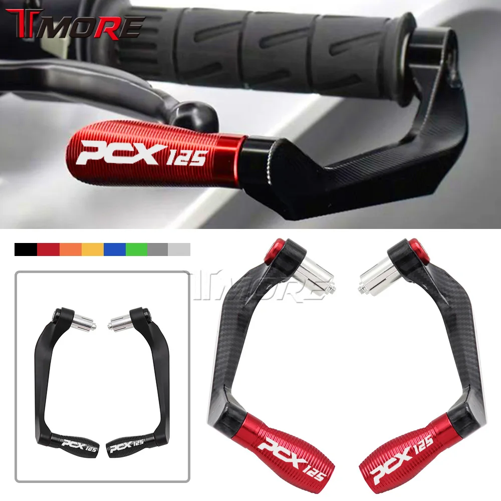 For Honda Pcx125 Pcx 125 Motorcycle Universal 22Mm Handlebar Grips Guard Brake Clutch Levers Handle Bar Guard Protector