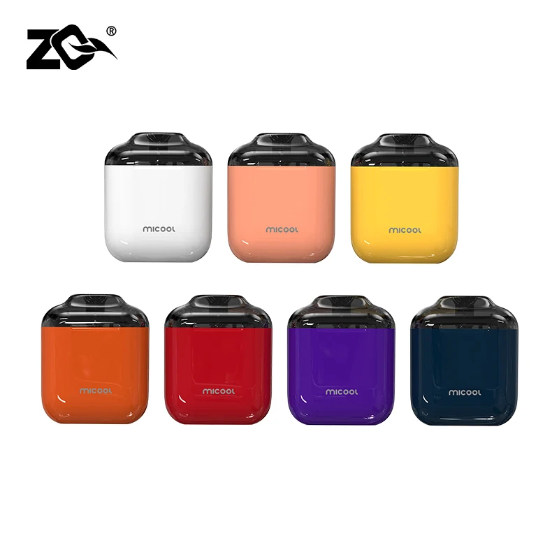 Zq Micool Pod System Sigaretta Elettronica Kit Vaper Mini Design E-Sigaretta Vaper Mod 500Mah Batteria 5.0Ml Pod 1.0Ohm Mesh Coil