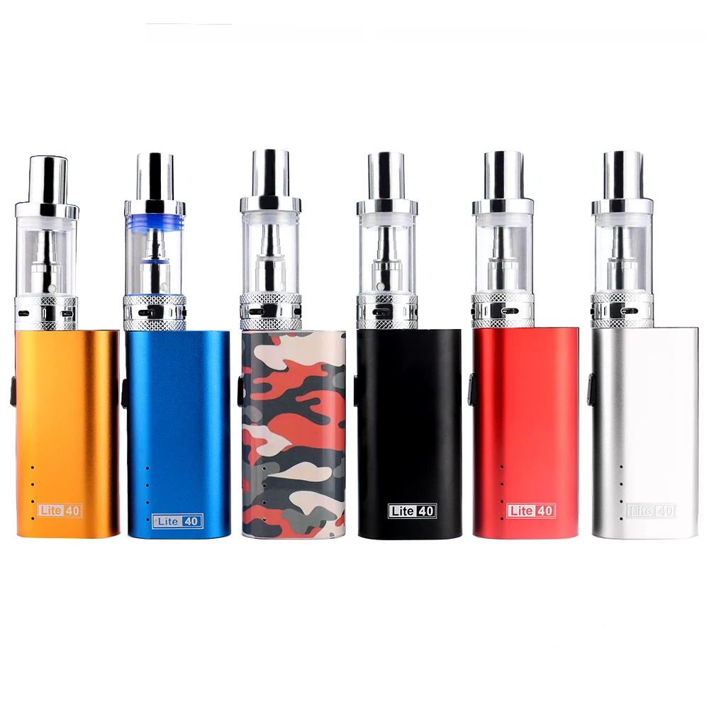 Lite 40W Kit Sigaretta Elettronica 40W Vape Mod 2200Mah Batteria 3Ml Vaporizzatore Liquid Smoke Pod System E Cig Box Mod Vapers Kit
