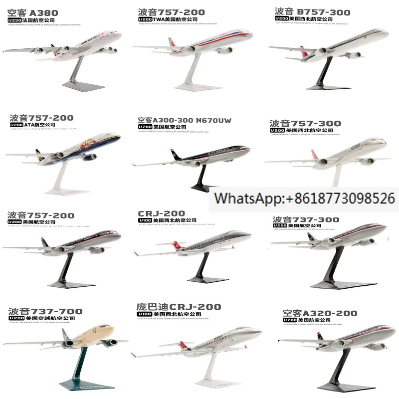 Simulazione Del Modello Di Aereo Boeing 747 Air China Airbus A380 Airbus Assembly Model Decoration