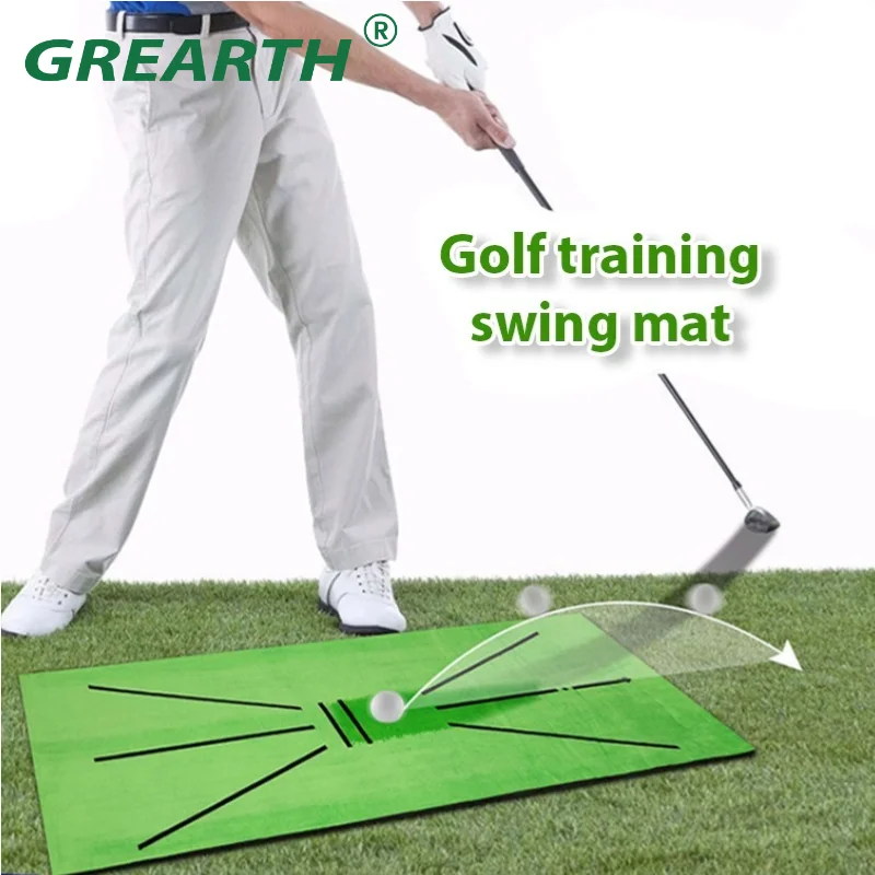Tappetino Da Allenamento Per Golf Swing Track Practice Marking Pad Detection Batting Ball Trace Tappetino Di Rilevamento Direzionale Swing Practice Pa