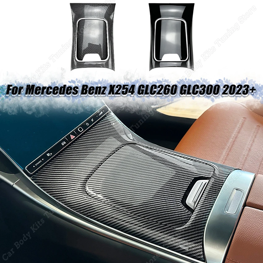 Car Center Console Panel Cover Sticker Tape Decalcomanie Body Kit Accessori Per Mercedes Benz Glc Class X254 Glc260 Glc300 2023 +