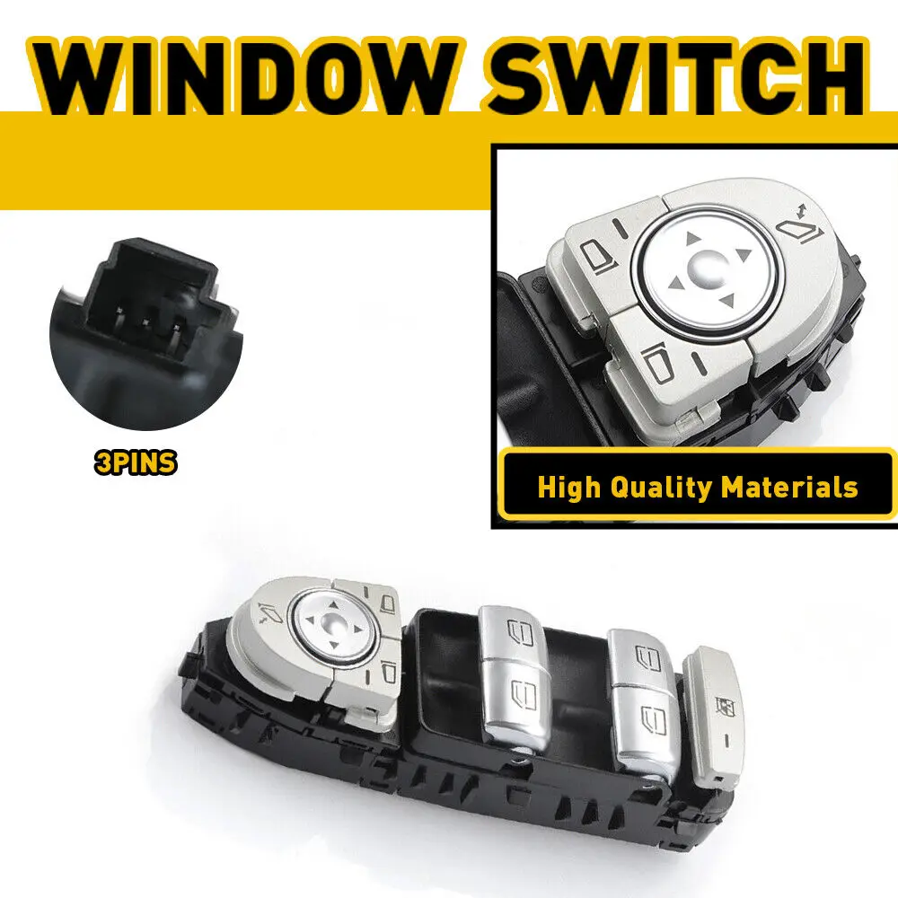 Sostituzione Pulsante Interruttore Alzacristallo Elettrico A2229056800 C300/C400/C43 Amg/C63 Amg/C63 Amg S/Glc300/Glc350E Alzacristalli Automatico
