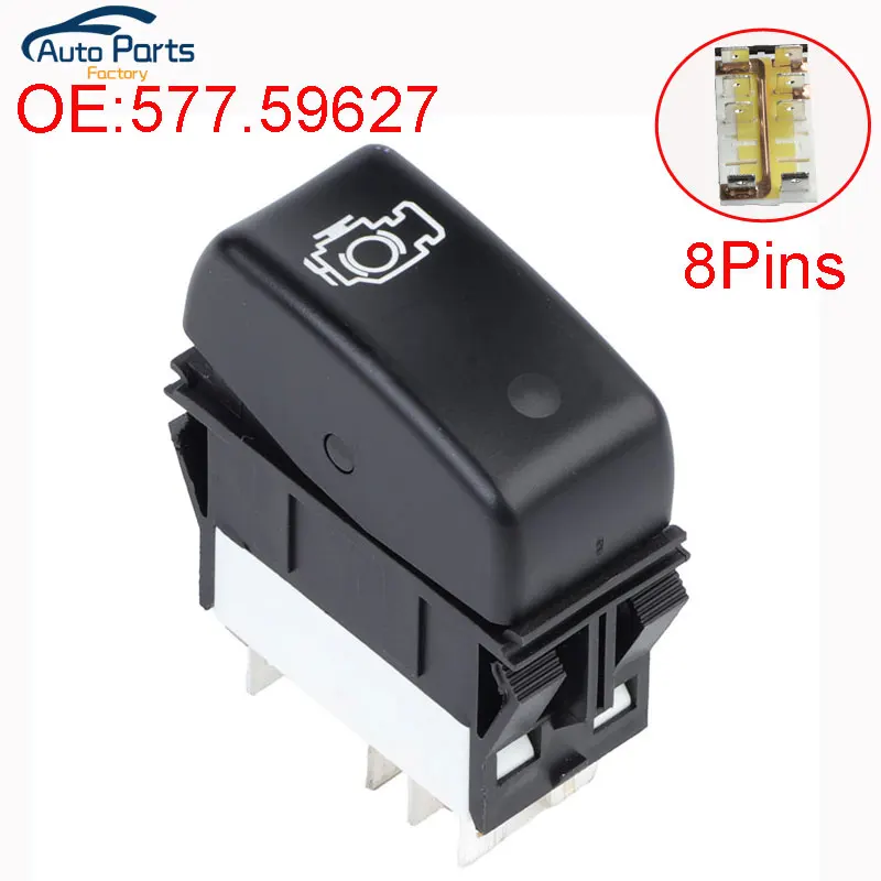 Nuovo Pulsante Interruttore Di Controllo Del Freno Del Rimorchio Dell'Auto Per Kenworth Truck 57759627 577.59627 P27104016 P27-1040-16 9015412