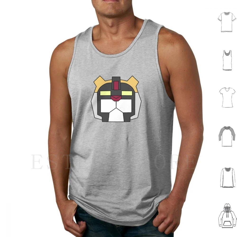 Voltron-Black Lion Canotte Gilet Cotton Voltron Legendary Black Lion Shiro