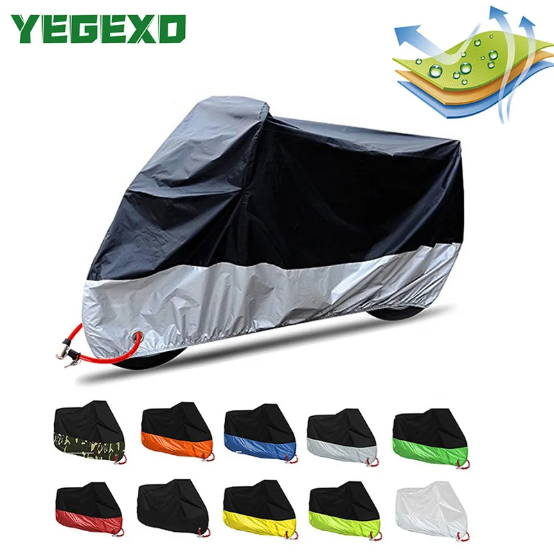Copertura Moto Bici Funda Moto Telone Per Honda Vfr 1200 Cb650F Tek Xl1000 Shadow 750 Shadow Vt1100 Cb 500X Dio 27