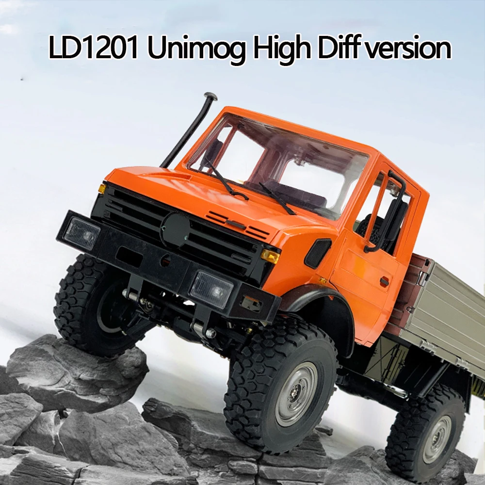 Ld1201 Unimog Rc Modello Di Auto Trasmissione Con Blocco Differenziale Cinque Canali Arrampicata Doppio 260 Telecomando Auto Giocattolo Per Bambini Re