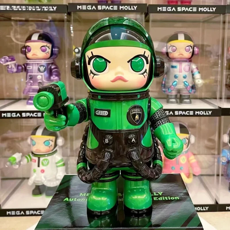 Nuovo Originale Automotili Sportscar Mega Space Molly 400% Figura Green Spyder Speed Car Collection Cool Toy
