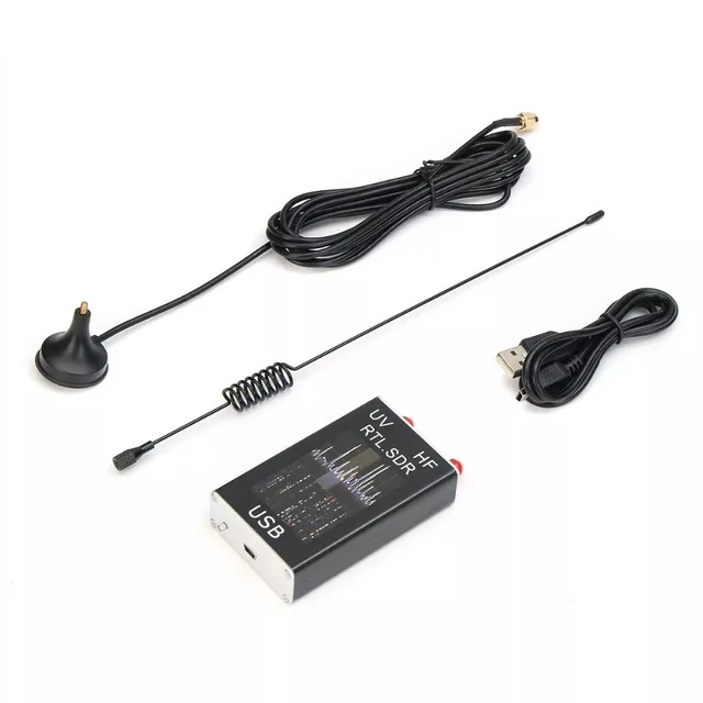100 Khz-1.7 Ghz Full Band Uv Hf Rtl-Sdr Usb Tuner Ricevitore R820T + 8232U Ham Radio