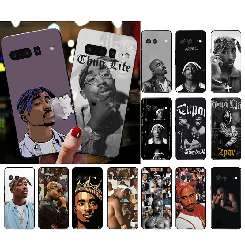 Custodia Per Telefono Per Google Pixel 8 7 Pro 7A 6A 6 Pro 5A 4A 3A Pixel 4 Xl Pixel 5 6 4 3 3A Xl Tupac 2Pac Singer Case