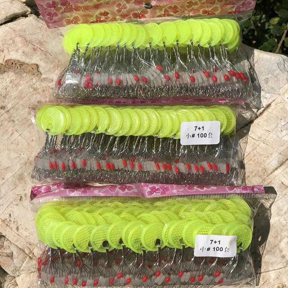800 Pz 100 Gruppi 8 In 1 Galleggiante Tappo Di Gomma Pesca Bobber Stopper Galleggiante Ovale Fagiolo Spazio Fagioli Lenza Attrezzatura Da Pesca