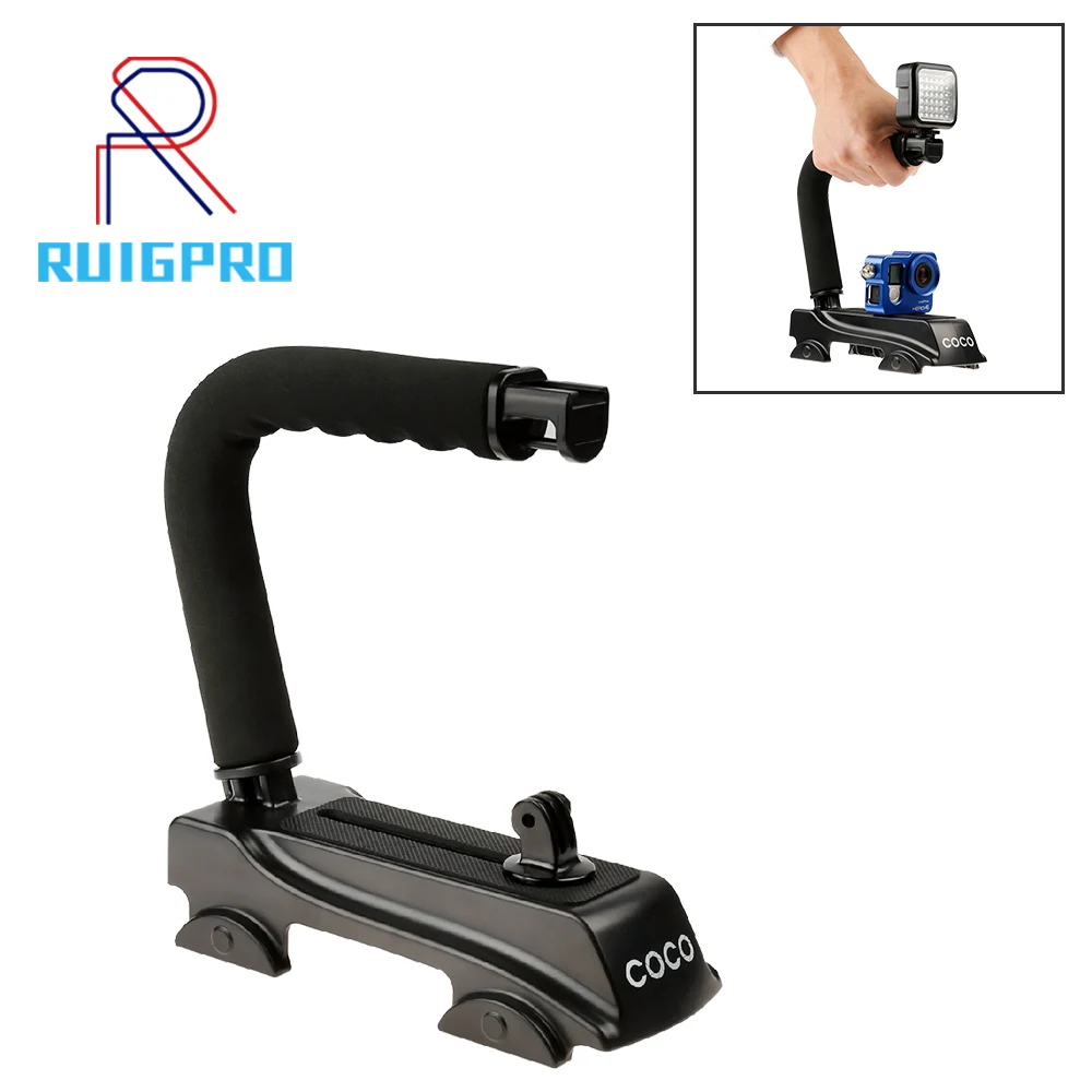 A Forma Di C Del Supporto Della Presa Video Handheld Gimbal Stabilizzatore Per Dslr Nikon Canon Sony Fotocamera E La Luce Portatile Steadicam Per Gopr